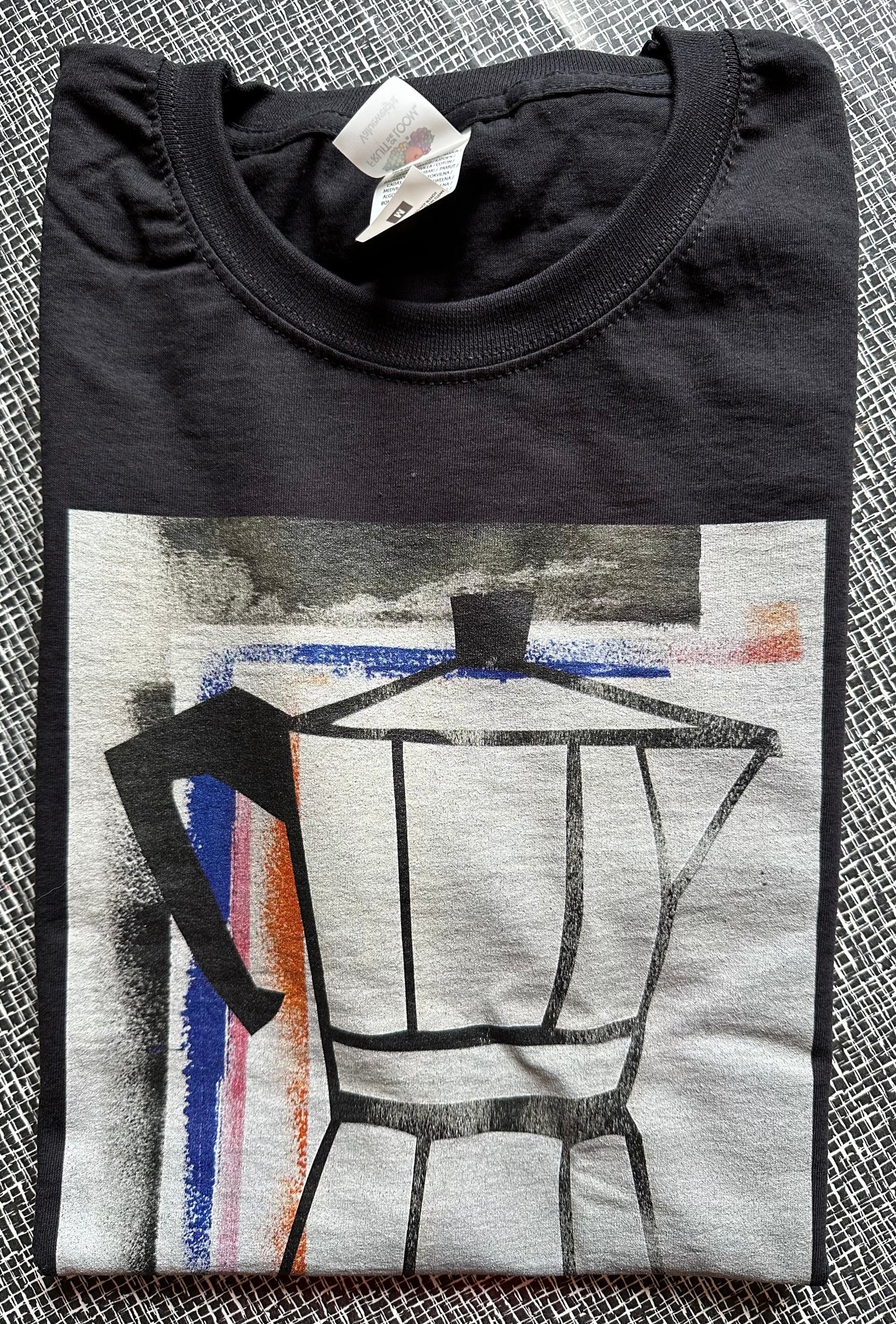 T-Shirt KAFFEE schwarz, M